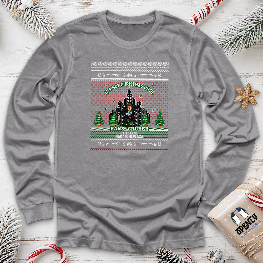 Hans Gruber Unisex Long Sleeve Tee