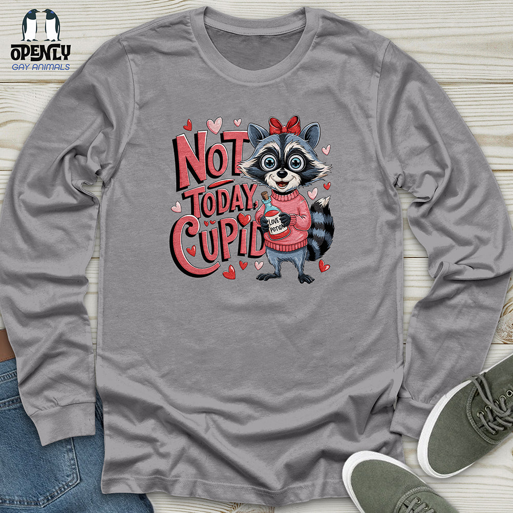 Not Today Cupid Unisex Long Sleeve Tee