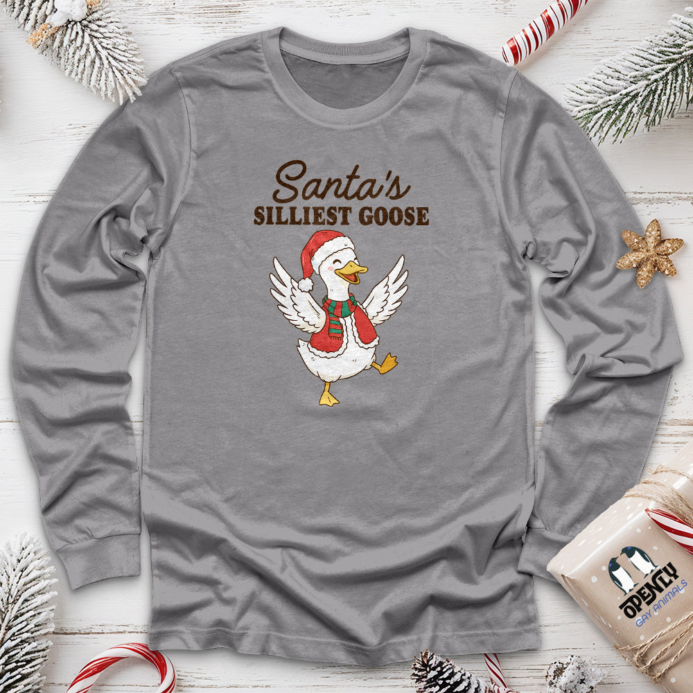 Santa's Silliest Goose 2 Long Sleeve Tee