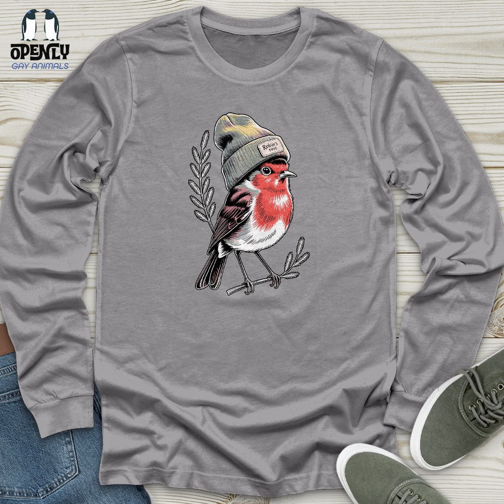 Robin Bird Unisex Long Sleeve Tee