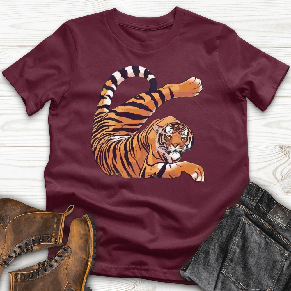 Stretching Tiger Softstyle Tee