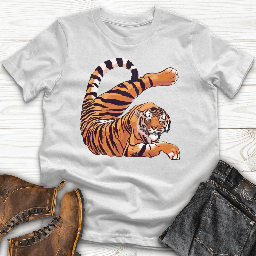 Stretching Tiger Softstyle Tee
