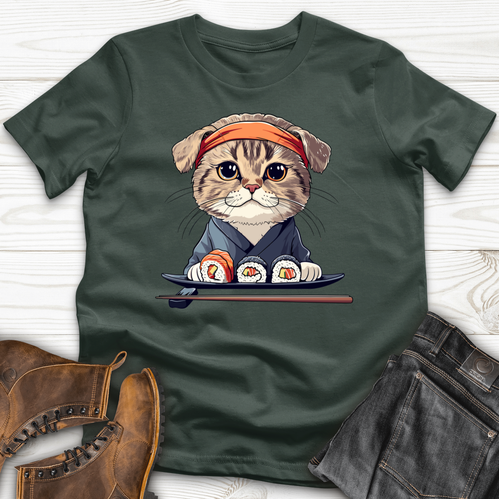 Sushi Master Cat Softstyle Tee