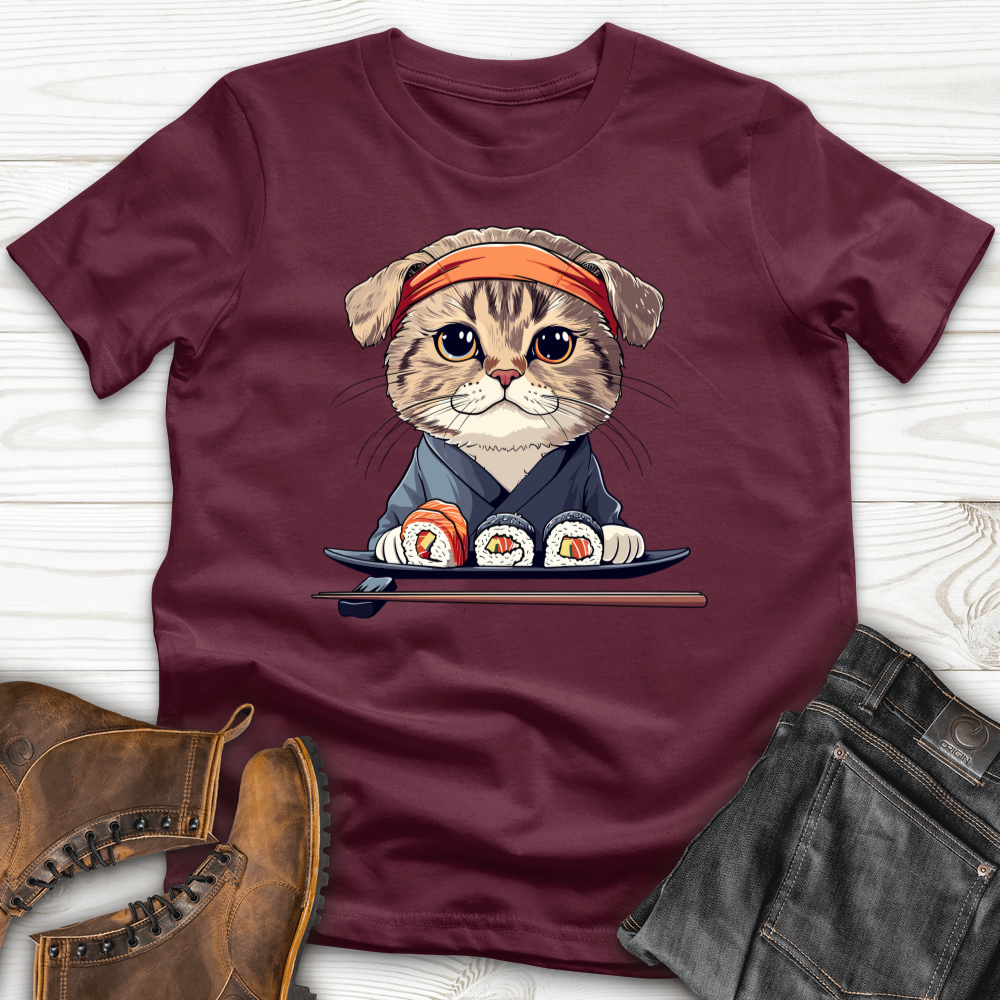 Sushi Master Cat Softstyle Tee