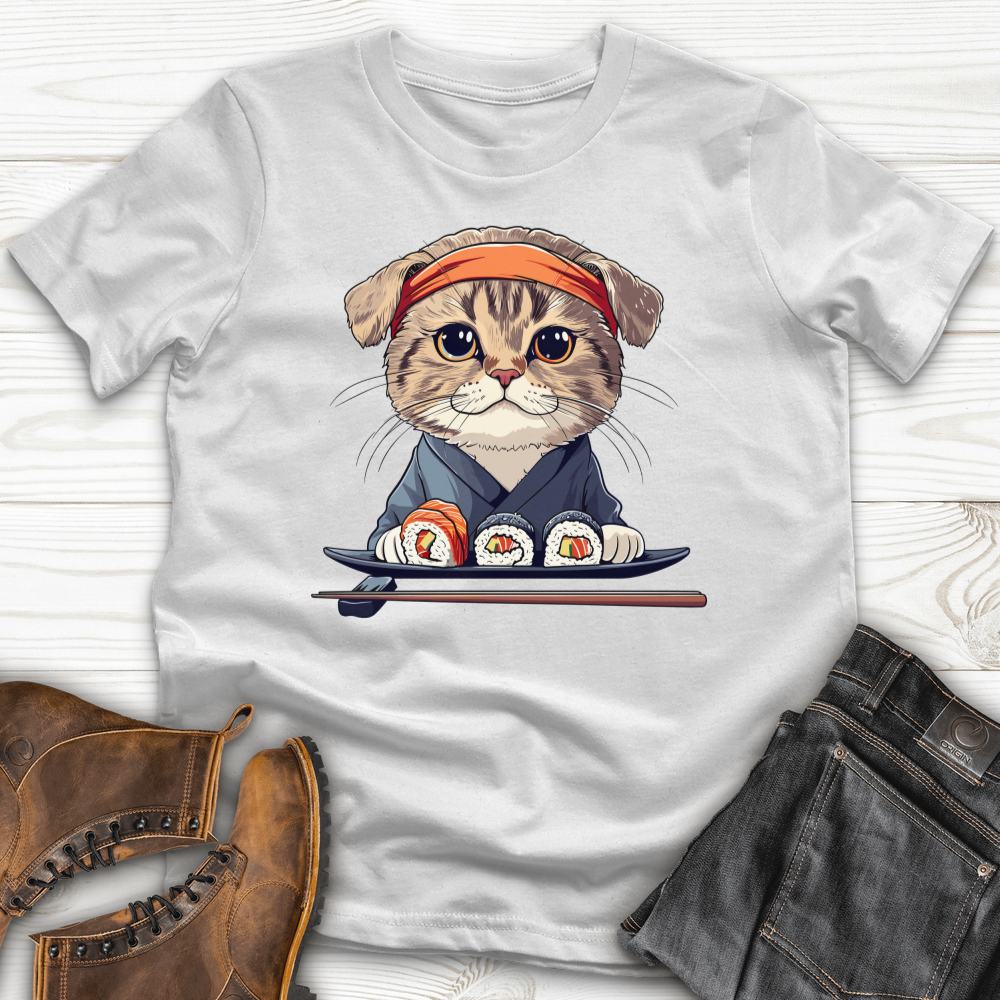 Sushi Master Cat Softstyle Tee