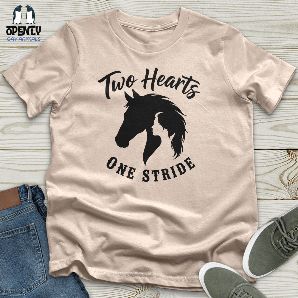 Two Hearts One Stride Unisex T-Shirt