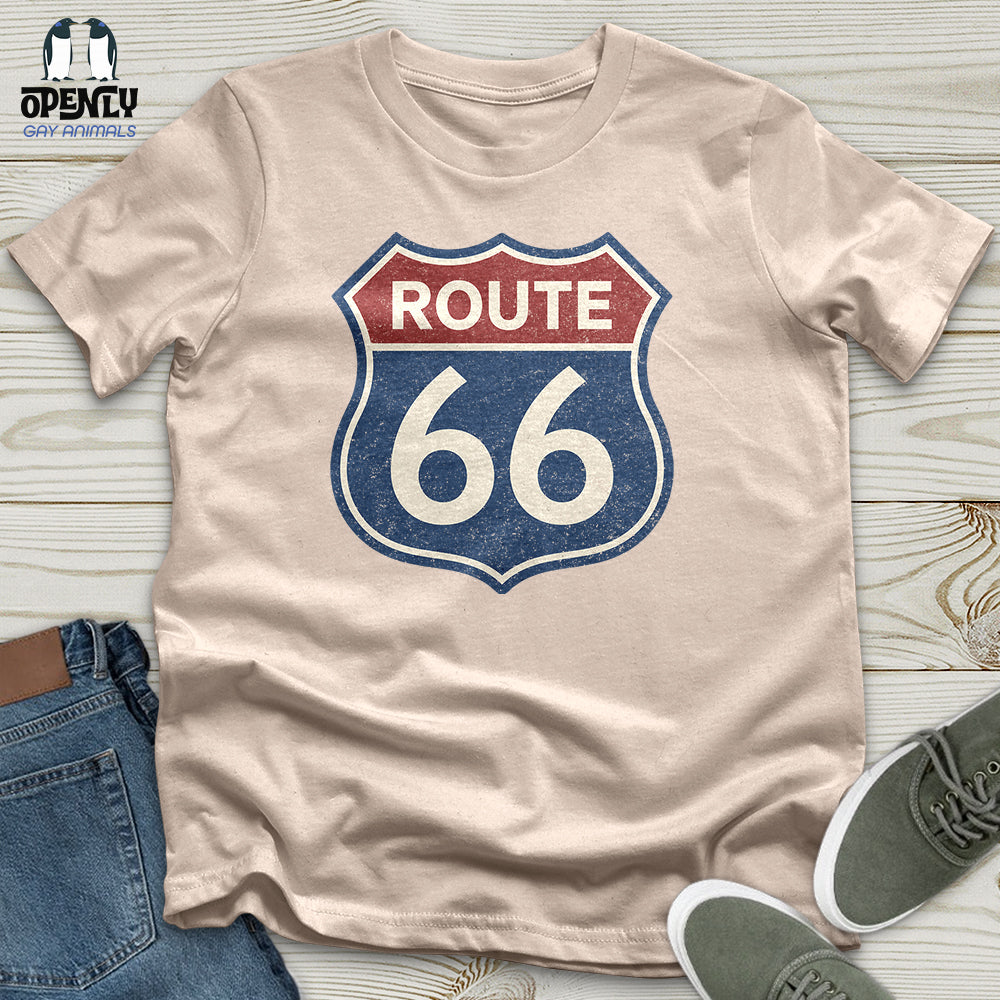 Vintage Route 66 Sign Unisex T-Shirt