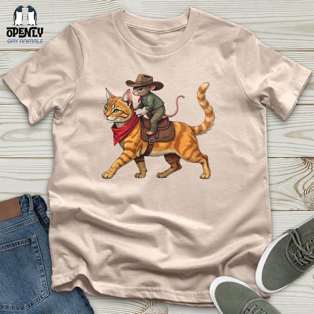 Sheriff Whiskers & the Saddle Mouse Unisex T-Shirt