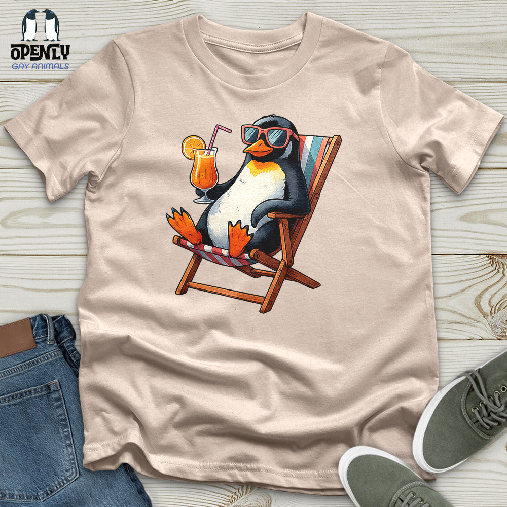 Chillin' Penguin Paradise Unisex T-Shirt