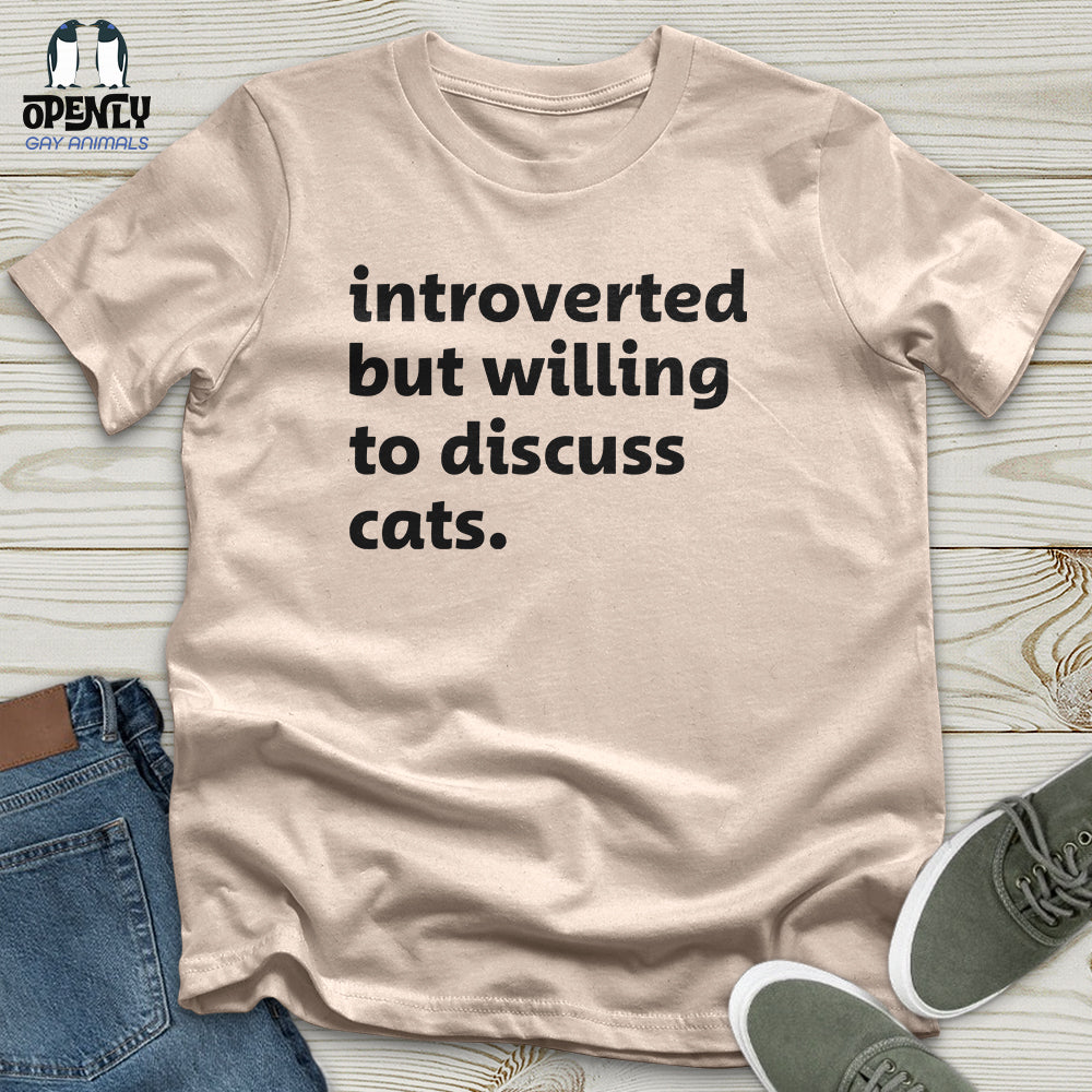 Introverted - Black Unisex T-Shirt