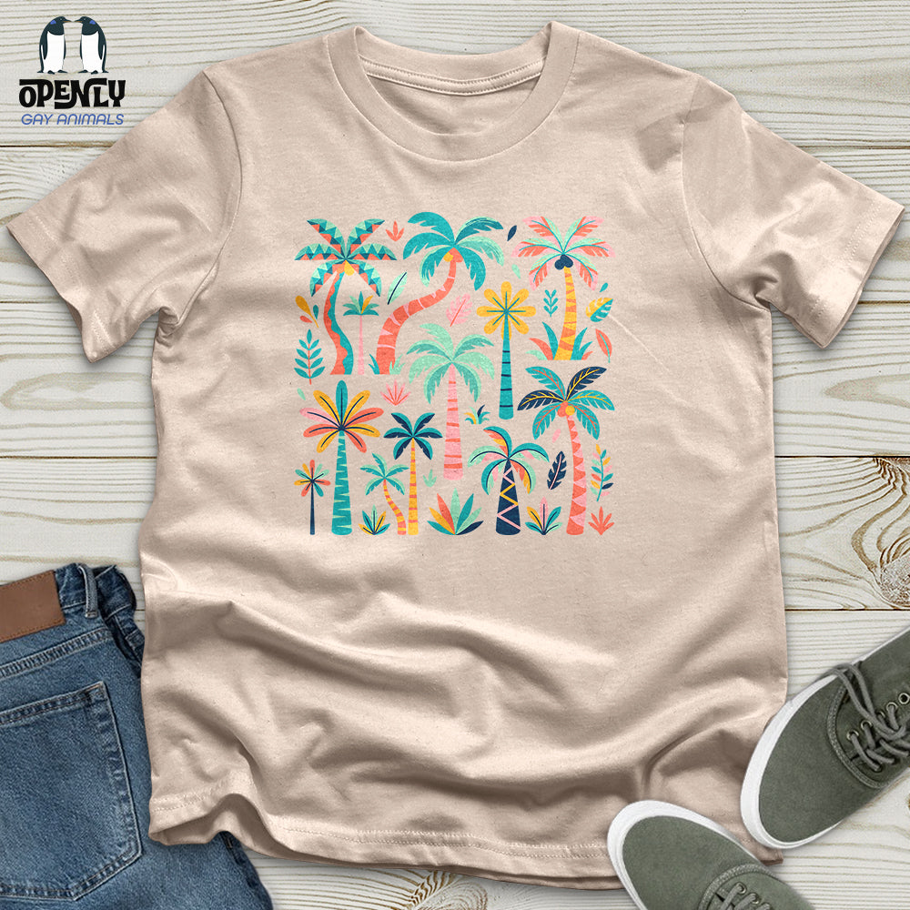 Colorful Palm Trees Unisex T-Shirt