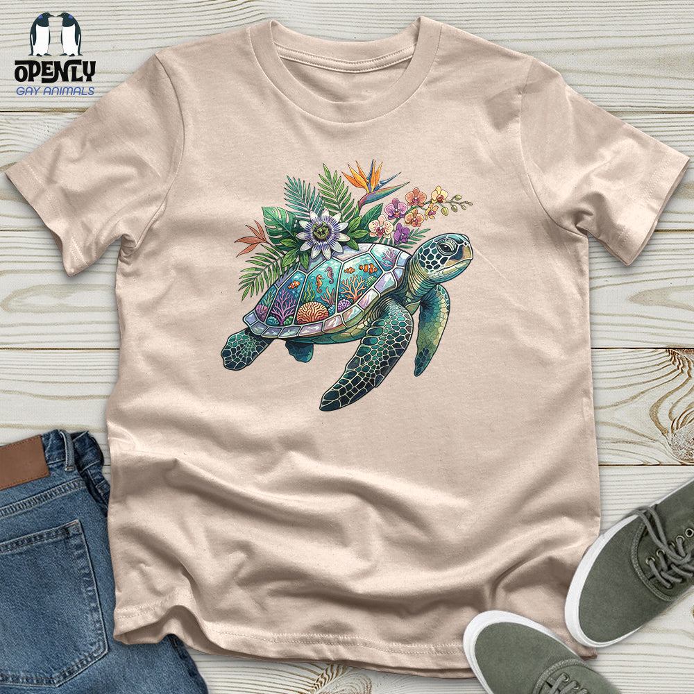 Floral Turtle Unisex T-Shirt