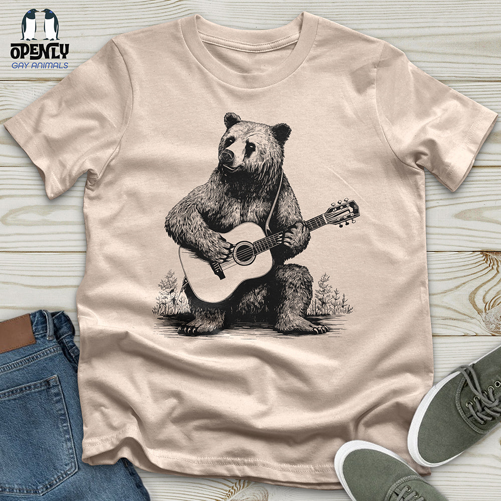 Bear Guitarist Unisex t-shirt