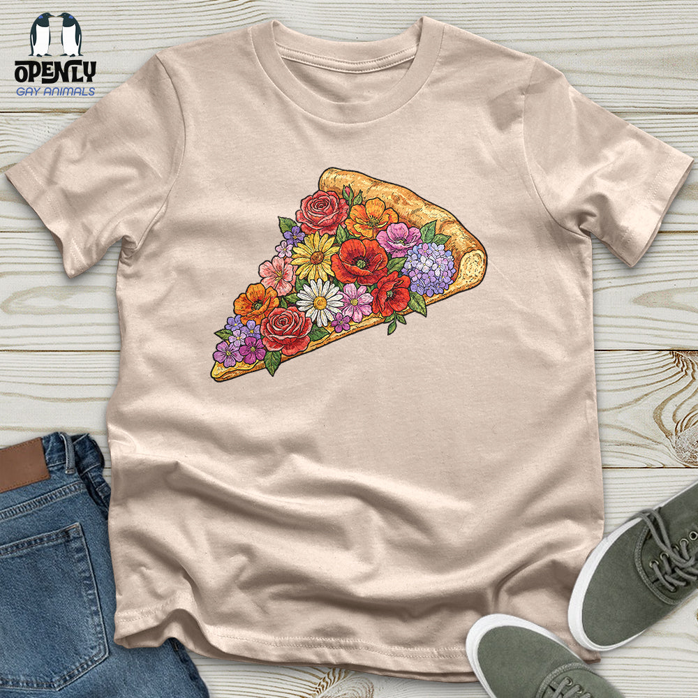 Flowers Pizza Unisex T-Shirt