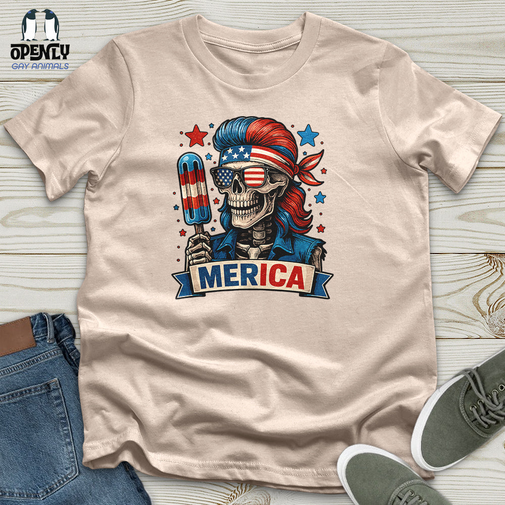 Merica Skull Unisex T-Shirt