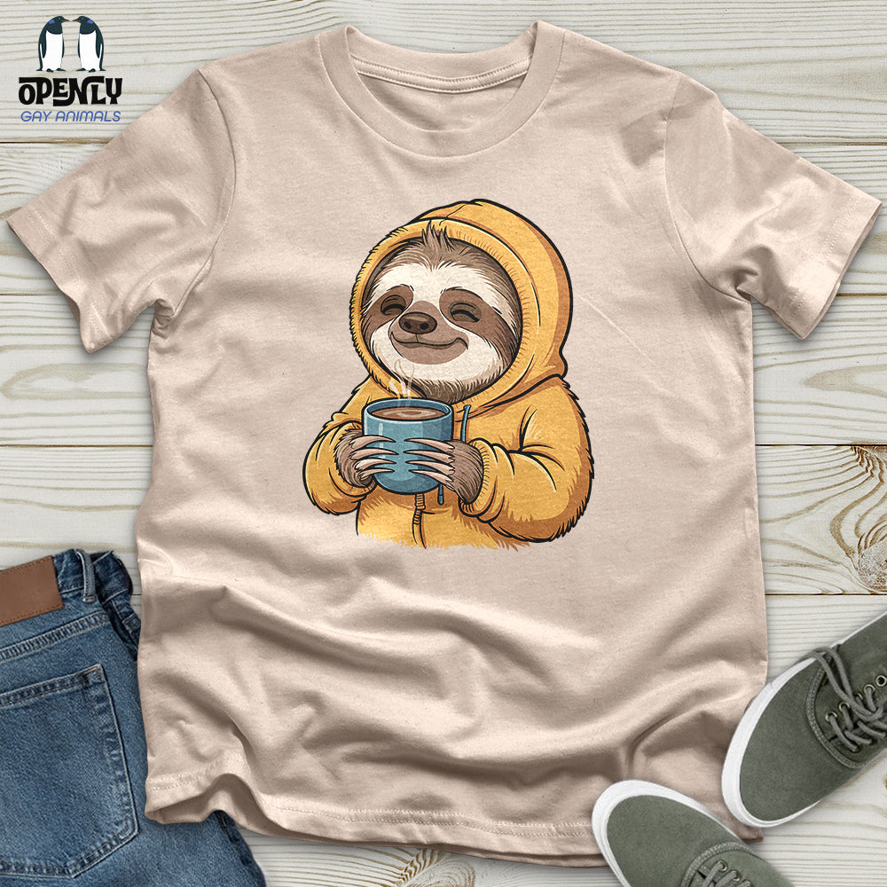 Sloth With Coffee Unisex T-Shirt