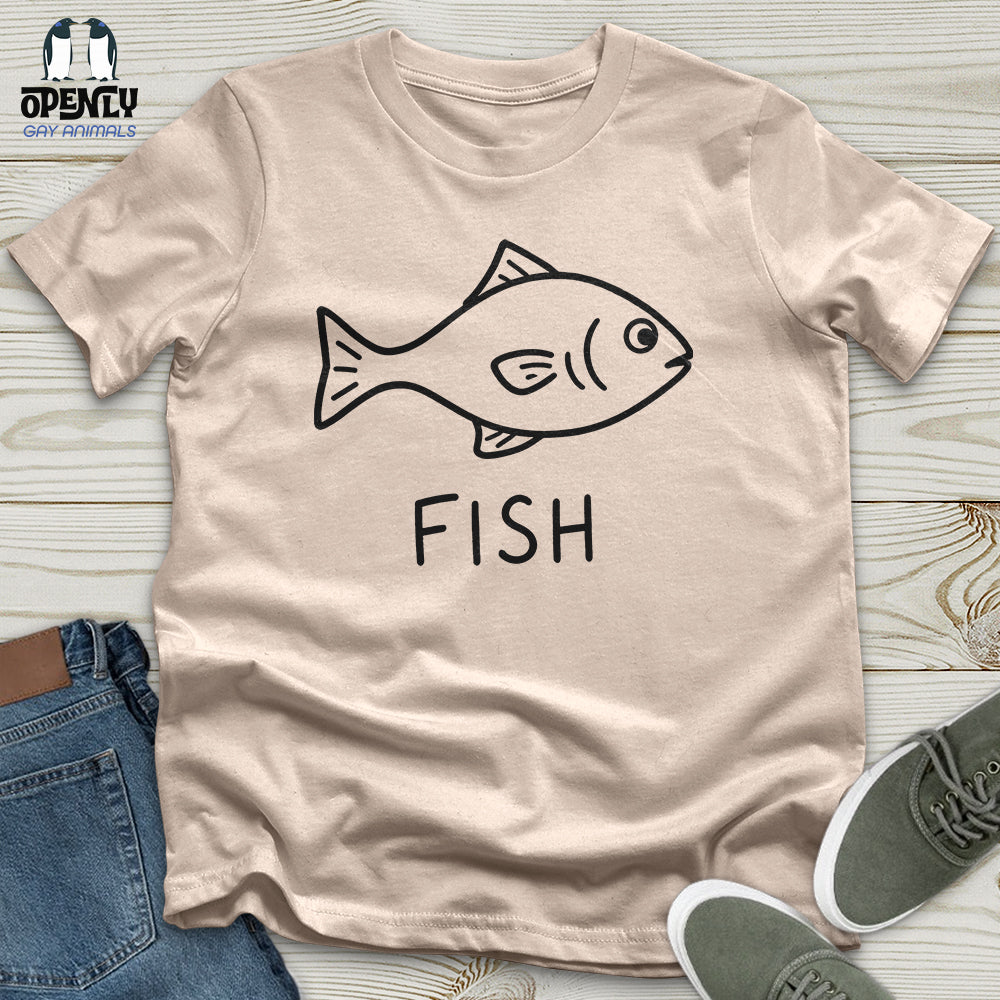 Minimalist Fish Unisex T-Shirt