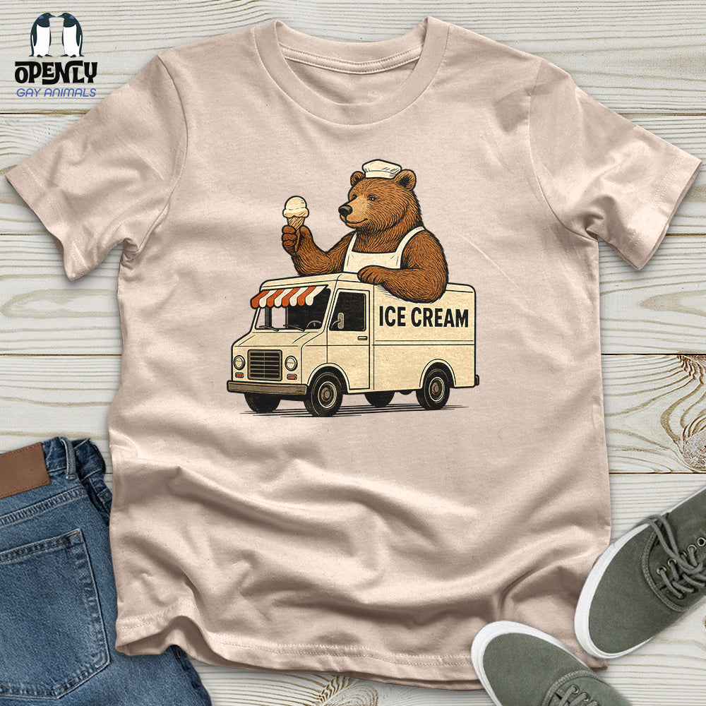 Bear Ice Cream Truck Unisex T-Shirt