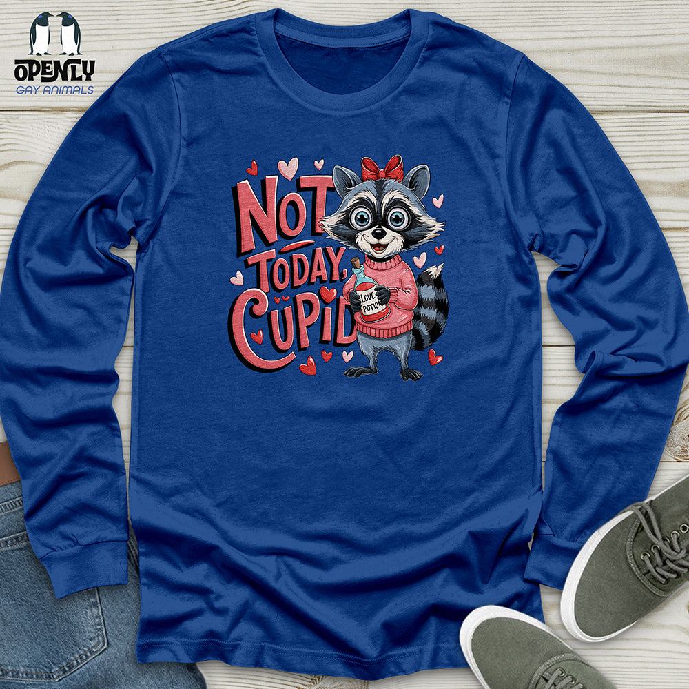 Not Today Cupid Unisex Long Sleeve Tee