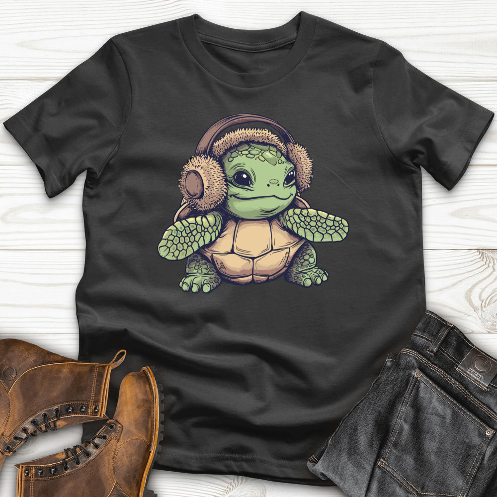 Turtle Cozy Earflaps Softstyle Tee