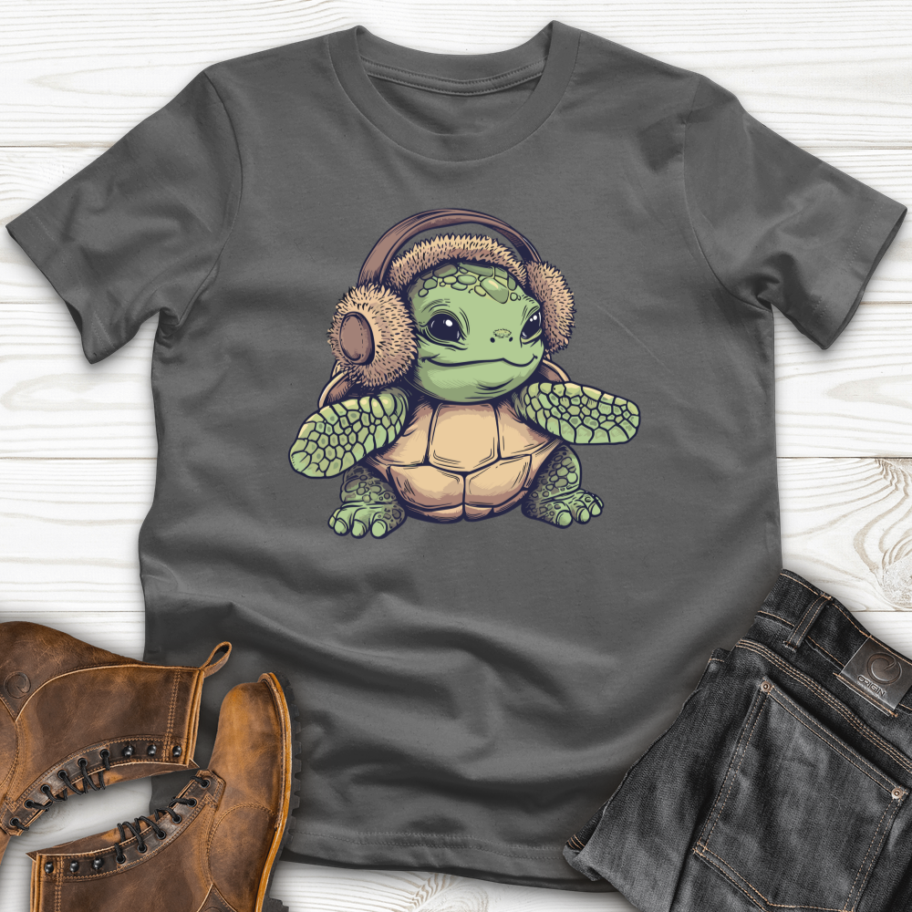 Turtle Cozy Earflaps Softstyle Tee