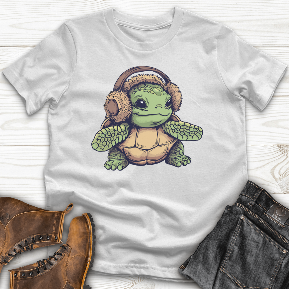 Turtle Cozy Earflaps Softstyle Tee