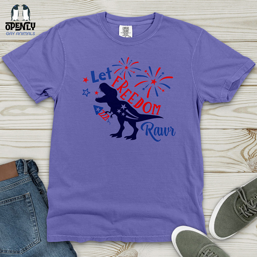 Let FREEDOM Rawr Heavy Cotton Comfort Colors Tee