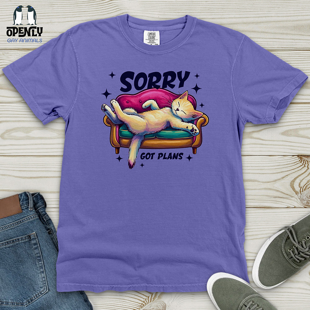 Sorry Got Plans Heavy Cotton Comfort Colors Tee