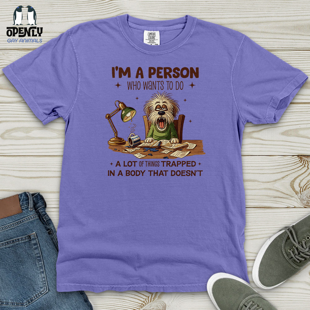 I'm a Person Heavy Cotton Comfort Colors Tee
