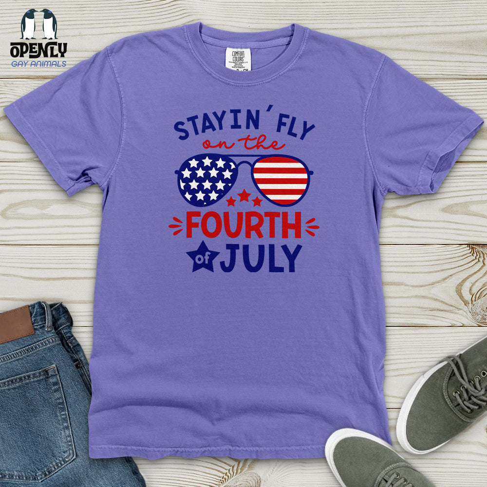 Stayin' Fly on the Fourth of July Heavy Cotton Comfort Colors Tee