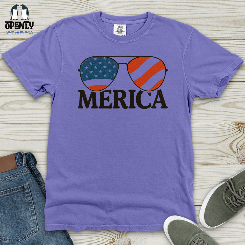 4Th of July Merica Heavy Cotton Comfort Colors Tee