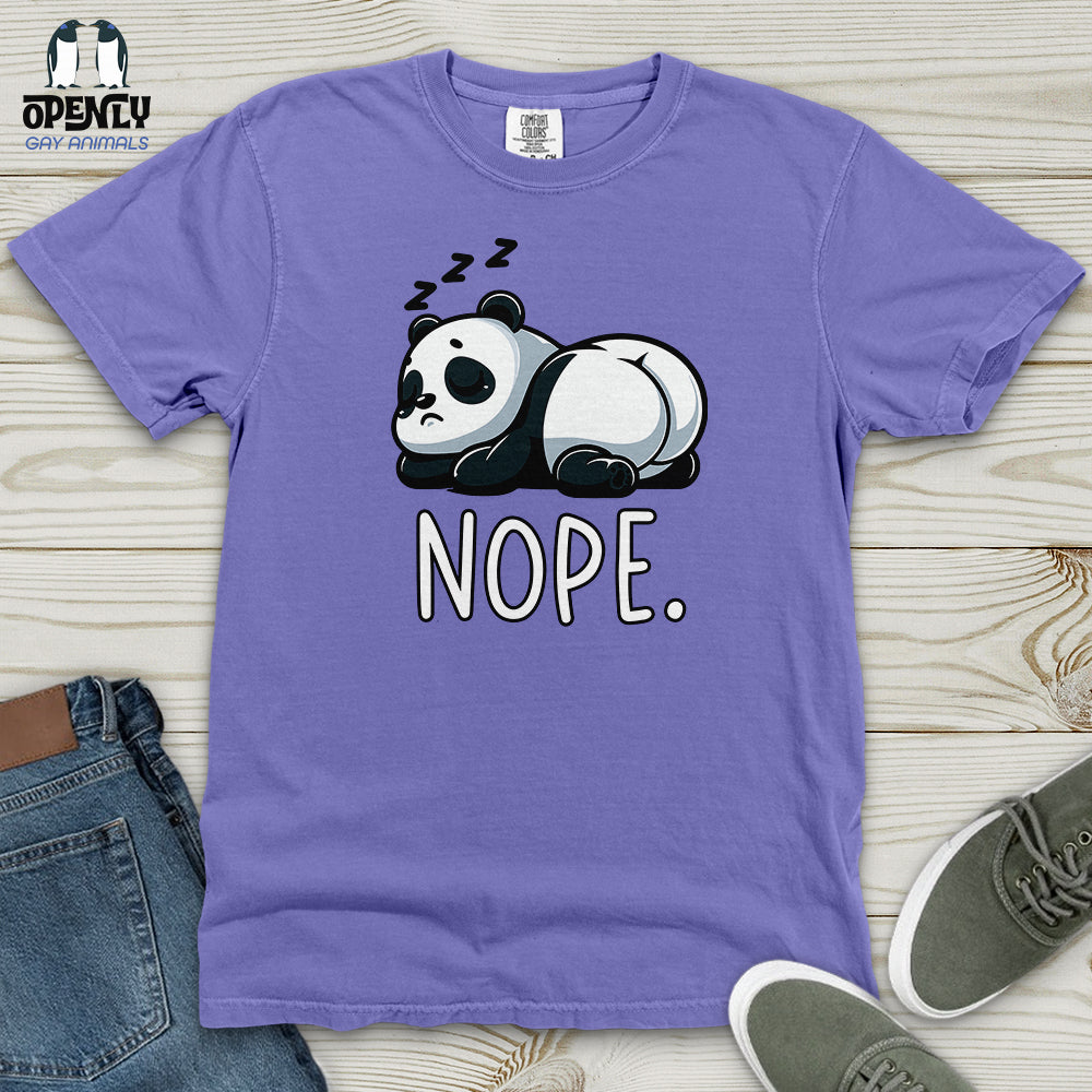Panda Nope Heavy Cotton Comfort Colors Tee