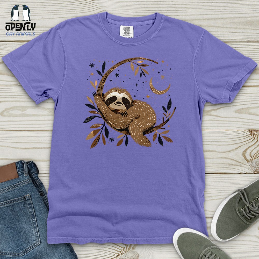 Cosmic Sloth Dreams Heavy Cotton Comfort Colors Tee