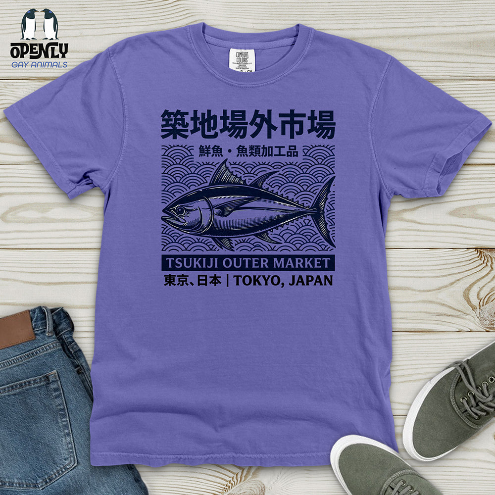 Tsukiji Fish Market Heavy Cotton Comfort Colors Tee