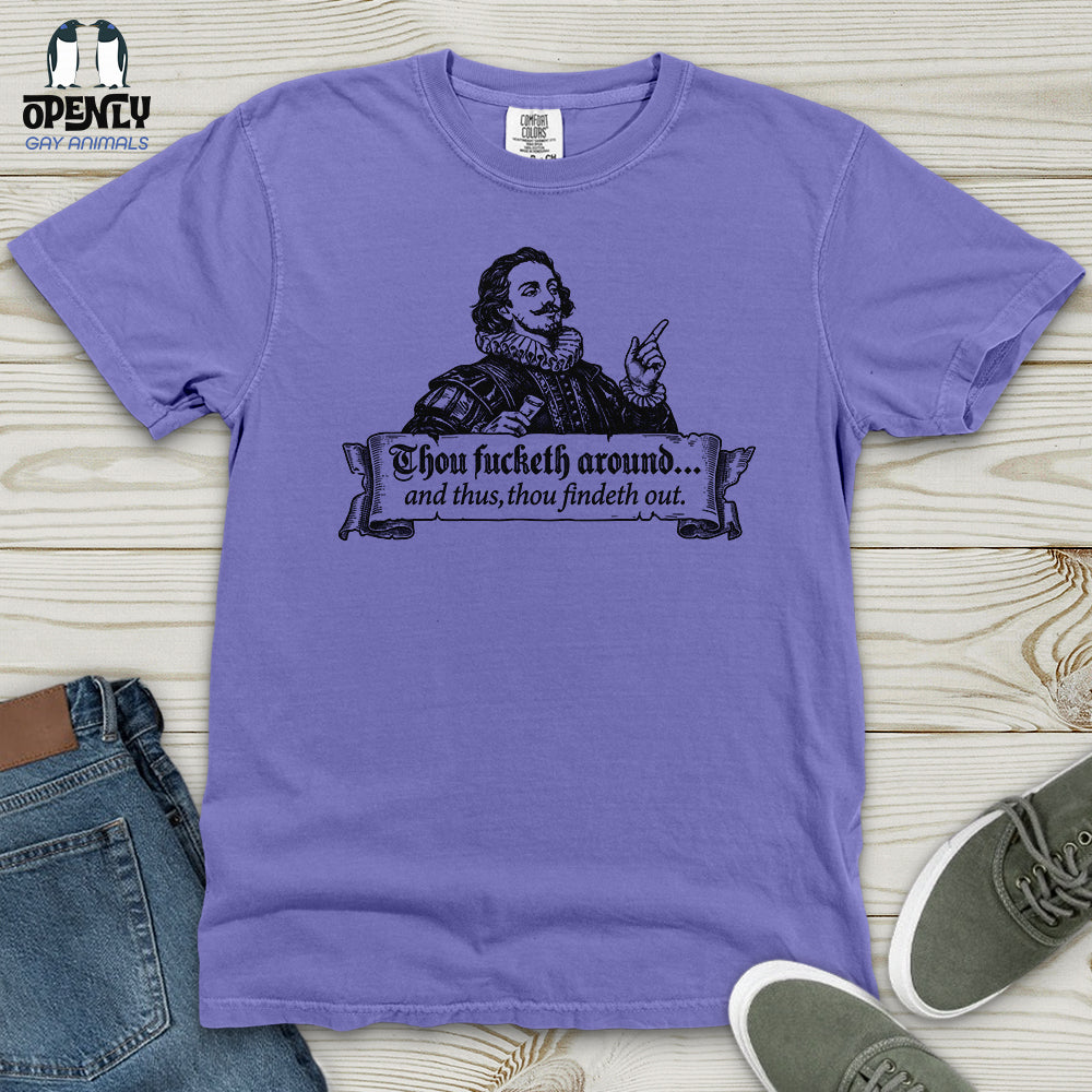 William Shakespeare Quote Heavy Cotton Comfort Colors Tee