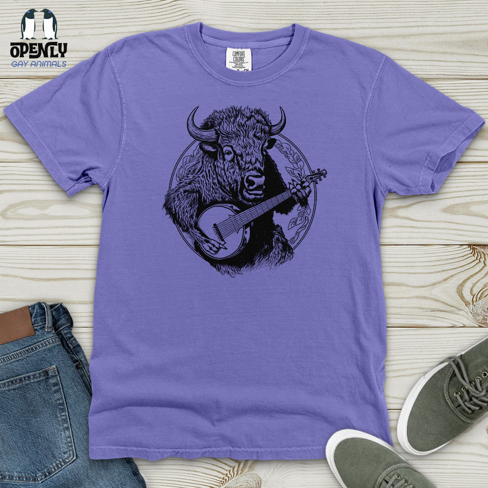 Banjo Bison Heavy Cotton Comfort Colors Tee