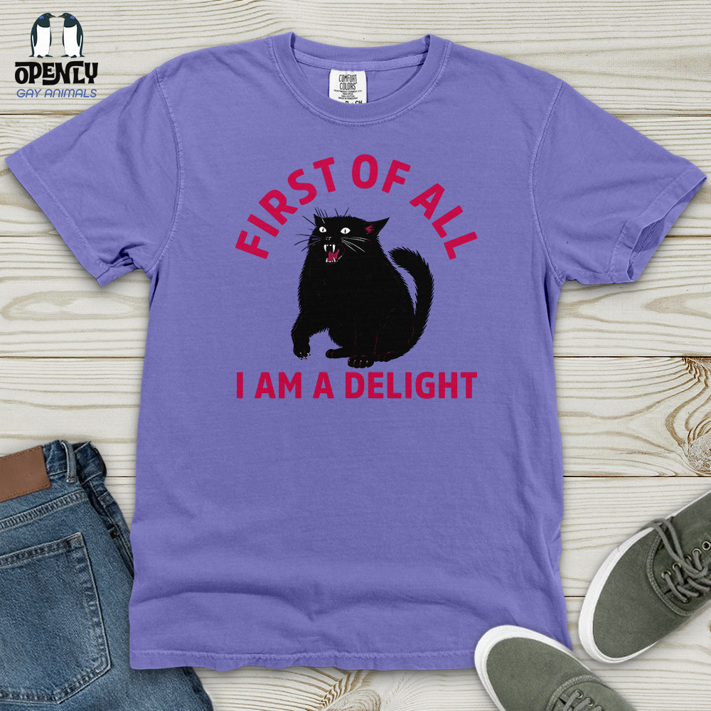 First of All I Am a Delight 03 Heavy Cotton Comfort Colors Tee