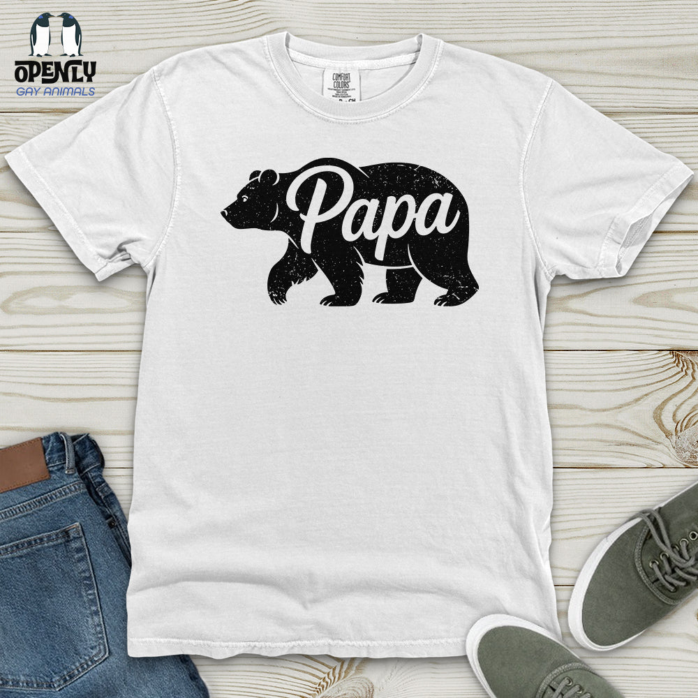 Papa Bear Heavy Cotton Comfort Colors Tee