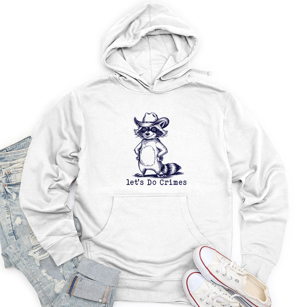 Let's Do Crimes Unisex midweight hoodie