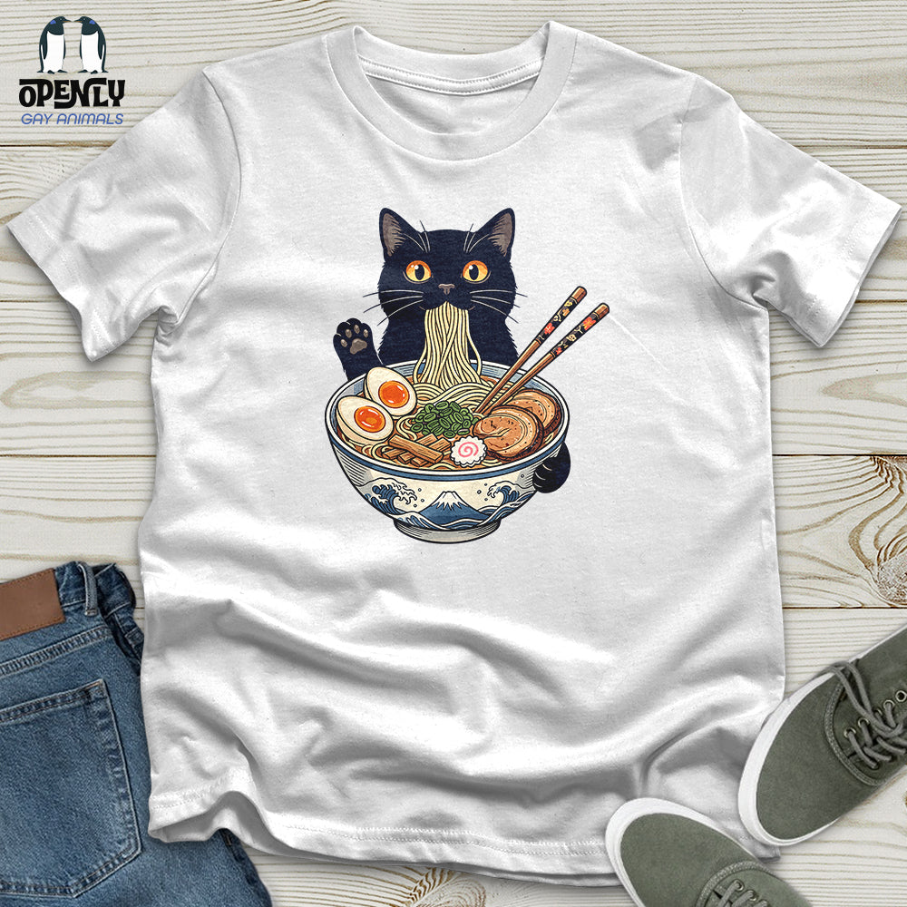 Cat with Ramen Unisex T-Shirt