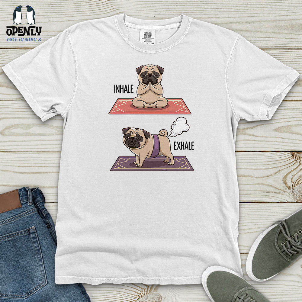 Inhale, Exhale Dog Heavy Cotton Comfort Colors Tee