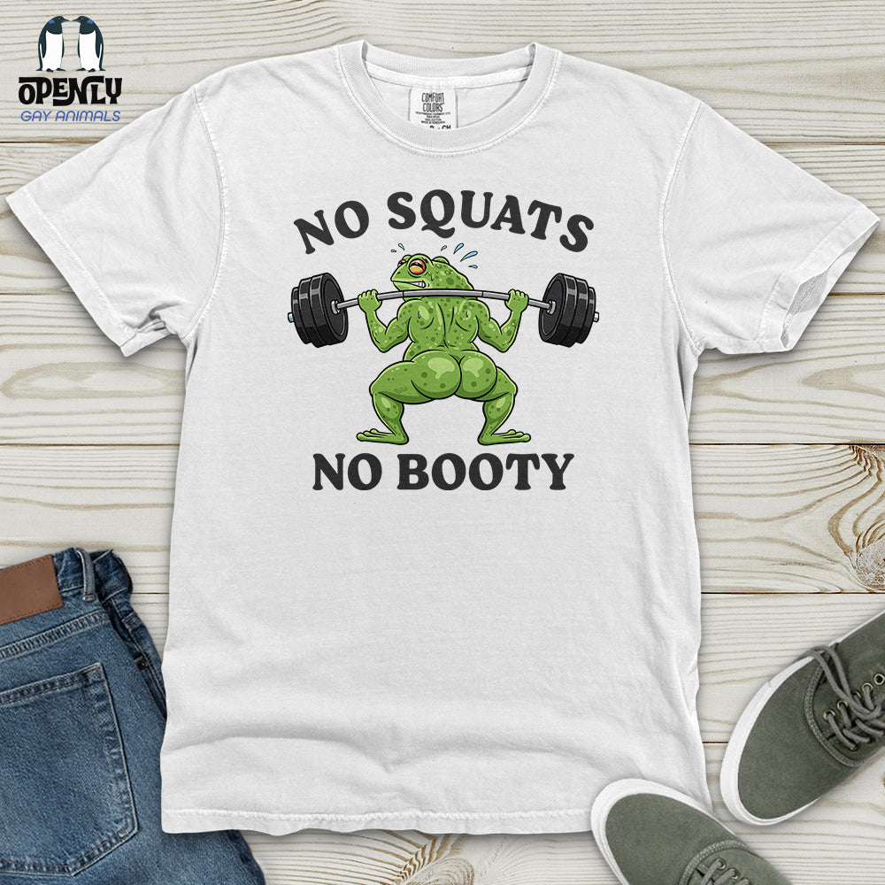 No Squats No Booty Heavy Cotton Comfort Colors Tee