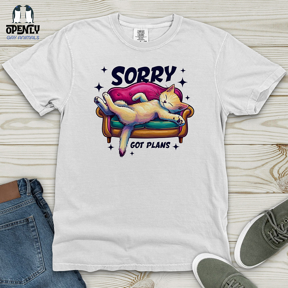Sorry Got Plans Heavy Cotton Comfort Colors Tee