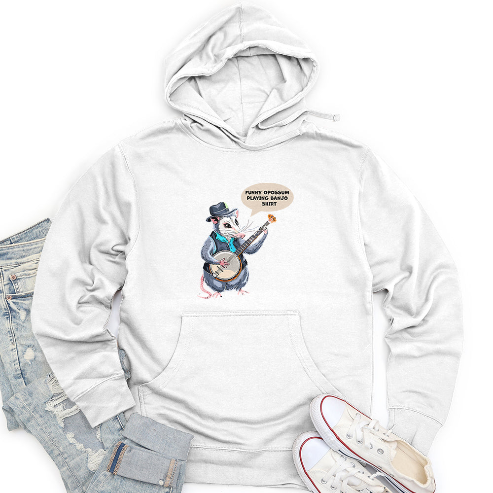 Funny Opossum Unisex Midweight Hoodie