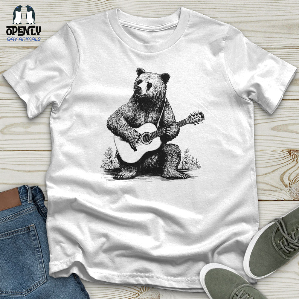 Bear Guitarist Softstyle Tee