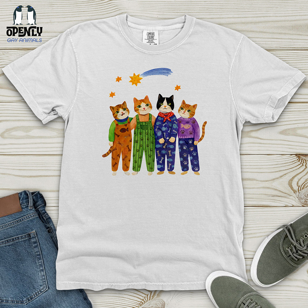 Cat in Sunny Day Heavy Cotton Comfort Colors Tee