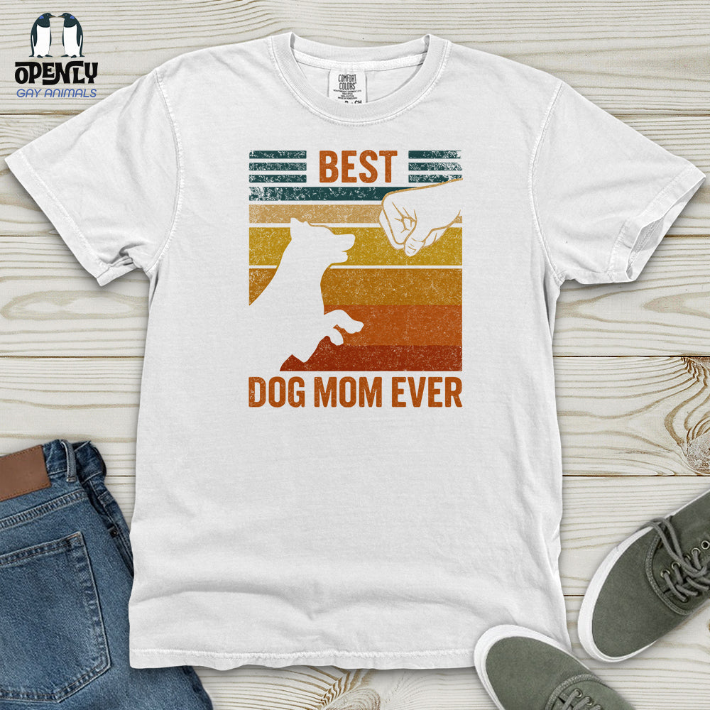 Best Dog Mom Ever Heavy Cotton Comfort Colors Tee
