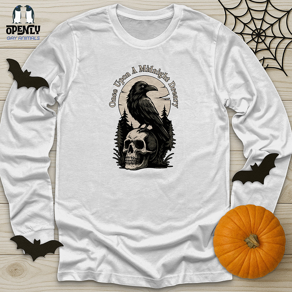Once Upon A Midnight Dreary Unisex Long Sleeve Tee