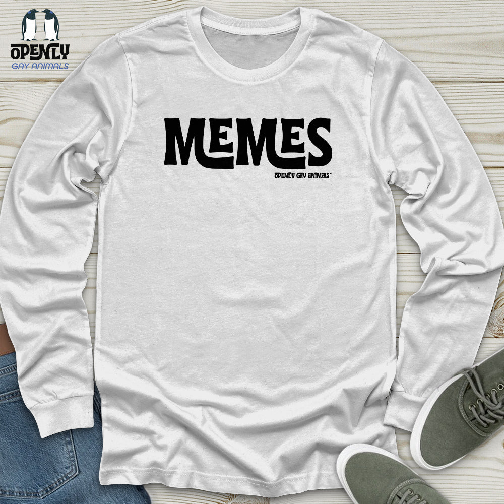 Memes -Black TM Unisex Long Sleeve Tee