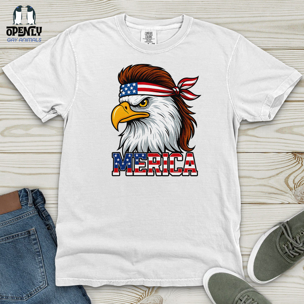 Merica Eagle Heavy Cotton Comfort Colors Tee